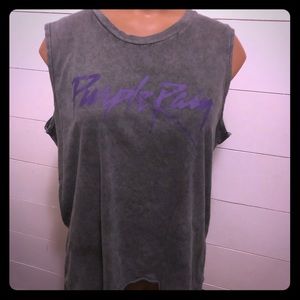 Purple rain muscle tee